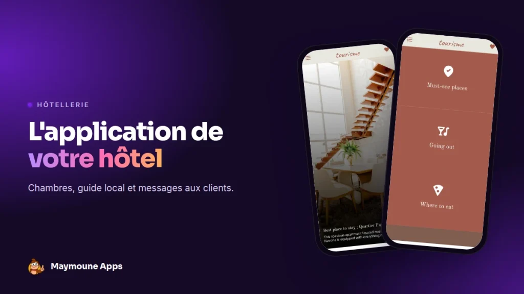 application hôtel,application chambre d’hôtes