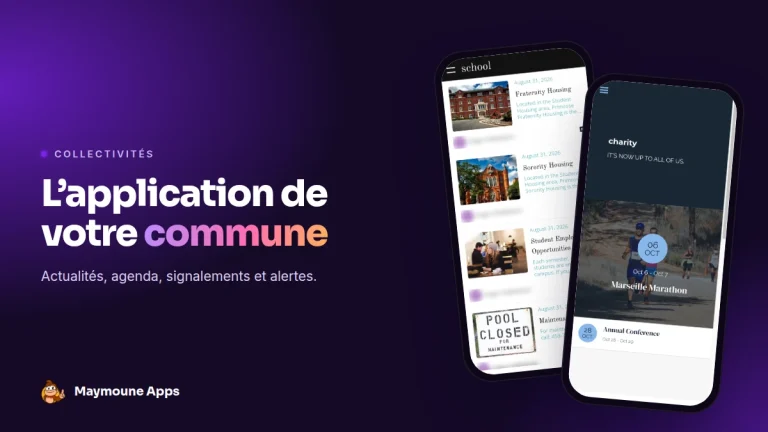 application mairie,application commune
