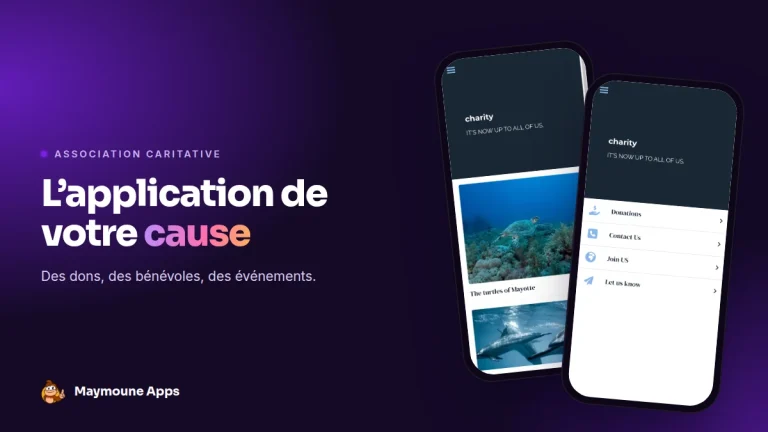 application association caritative,application ONG