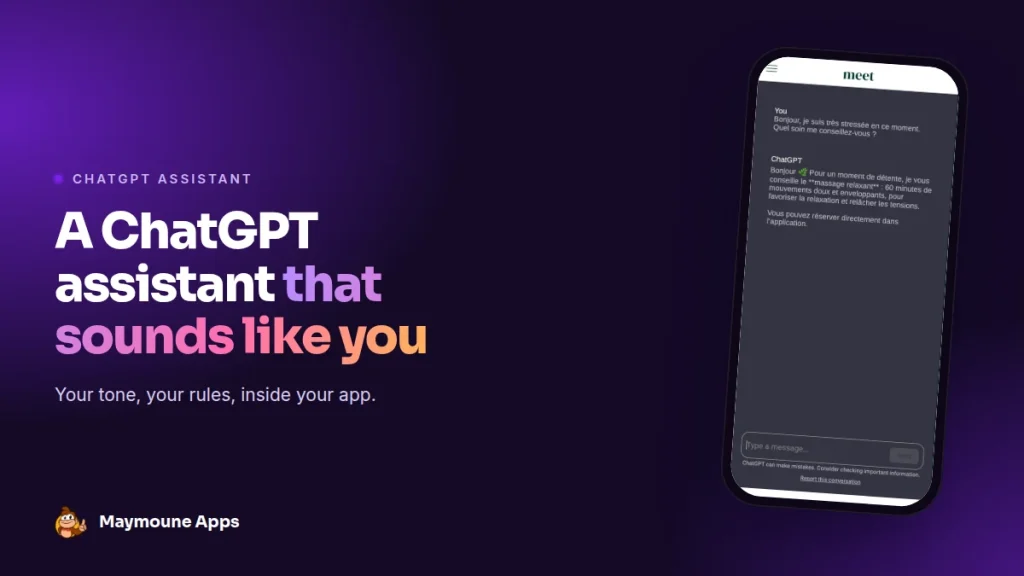 ChatGPT in an app,ChatGPT assistant