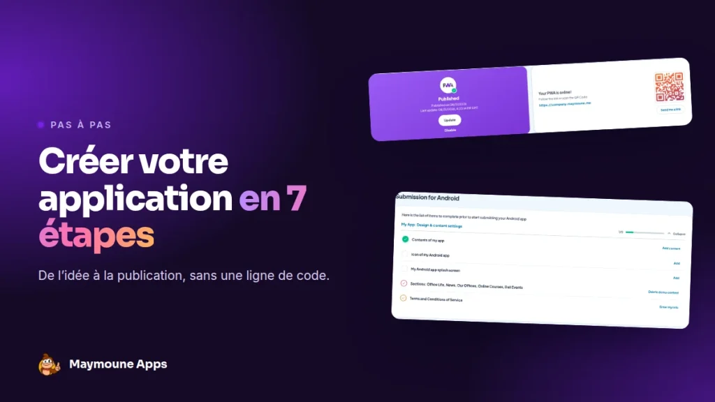 créer une application mobile,comment créer une application