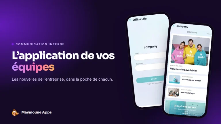 application communication interne,application entreprise