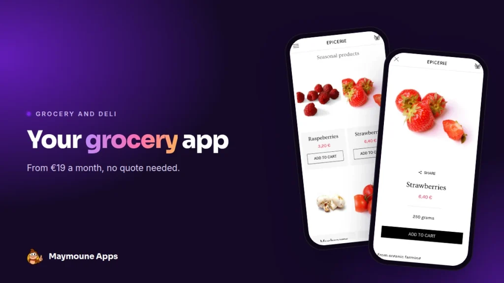 grocery store app