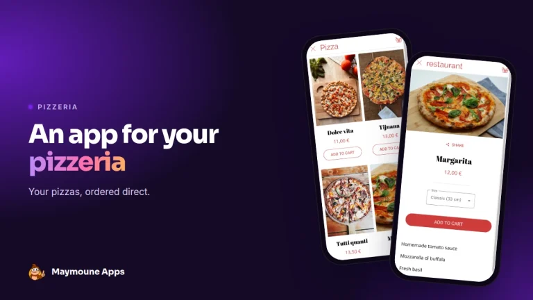 pizzeria app,takeaway ordering app