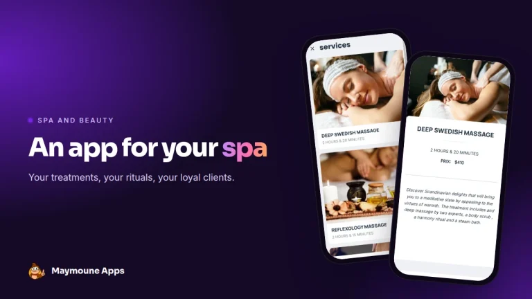 spa app,beauty salon app