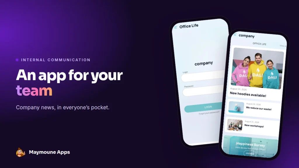 internal communication app,employee app