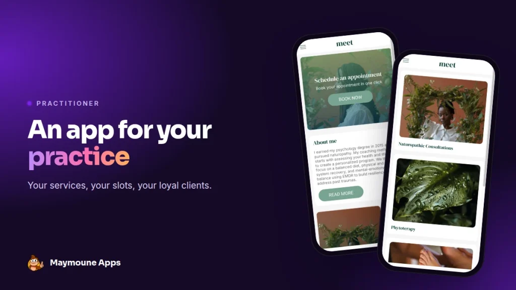 therapist app,online appointment booking