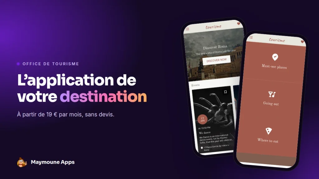 application office de tourisme