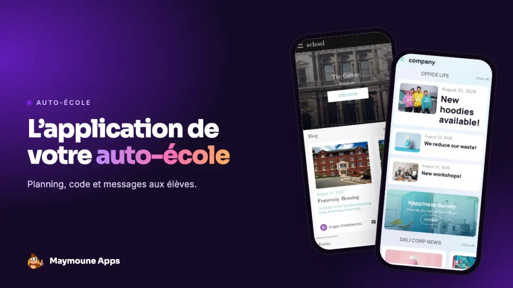 application auto-école