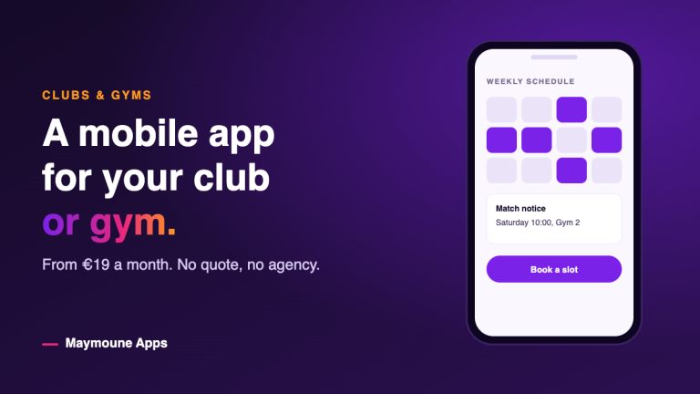 gym mobile app