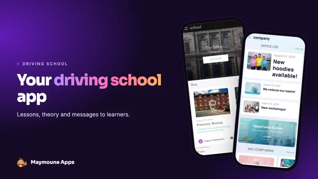 driving school app